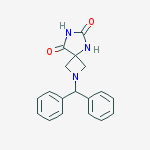 2-benzhydryl-2,5,7-triazaspiro[3.4]octane-6,8-dione结构式