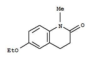 Structure of 2(1H)-Quinolinone,6-ethoxy-3,4-dihydro-1-methyl-