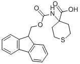 Structure of 4-(9H-FLUOREN-9-YLMETHOXYCARBONYLAMINO)-TETRAHYDRO-THIOPYRAN-4-CARBOXYLIC ACID