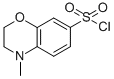 Structure of 4-METHYL-3,4-DIHYDRO-2H-1,4-BENZOXAZINE-7-SULFONYL CHLORIDE