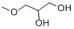 Structure of 3-METHOXY-1,2-PROPANEDIOL