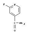 2-fluoropyridine-4-carboxamide结构式