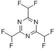 2,4,6-TRIS(DIFLUOROMETHYL)-1,3,5-TRIAZINE结构式