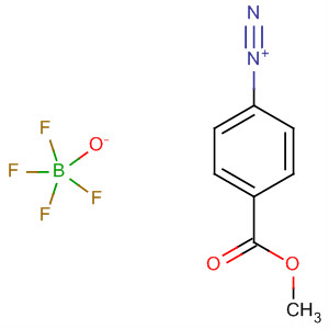 Structure of Benzenediazonium, 4-(methoxycarbonyl)-, tetrafluoroborate(1-)