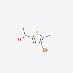 1-(4-bromo-5-methyl-thiophen-2-yl)-ethanone结构式