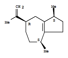Structure of α-guaiene,guaia-1(5),11-diene,[1S-(1a,4a,7a)]-1,2,3,4,5,6,7,8-octahydro-1,4-dimethyl-7-(1-methylethenyl)-azulene