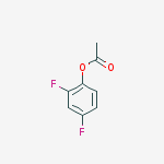 Structure of phenol, 3,4-difluoro-, acetate