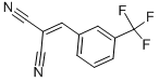 3-(TRIFLUOROMETHYL)BENZALMALONONITRILE结构式
