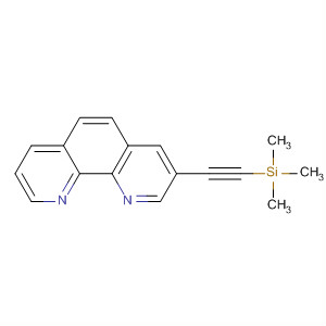 1,10-Phenanthroline, 3-[(trimethylsilyl)ethynyl]-结构式