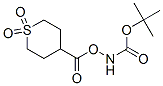 Structure of 2H-THIOPYRAN-4-CARBOXYLIC ACID 4-[[(1,1-DIMETHYLETHOXY)CARBONYL]AMINO]TETRAHYDRO-,1,1-DIOXIDE