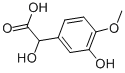 Structure of DL-4-HYDROXY-3-METHOXYMANDELIC ACID