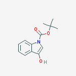 1-BOC-1H-INDOL-3-OL结构式