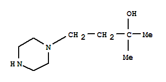 Structure of 1-Piperazinepropanol, a,a-dimethyl-