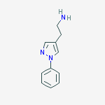 Structure of 2-(1-phenylpyrazol-4-yl)ethanamine