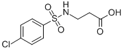 Structure of 3-[(4-Chlorobenzene)sulfonaMido]propanoic acid