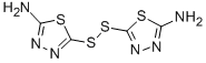 Structure of 4-thiadiazol-2-amine,5,5’-dithiobis-3