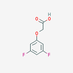 Structure of Acetic acid, 2-(3,5-difluorophenoxy)-