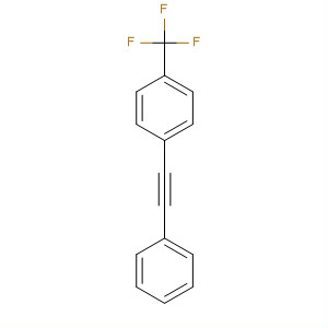 Benzene, 1-(phenylethynyl)-4-(trifluoromethyl)-结构式