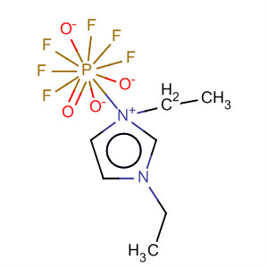 Structure of 1H-Imidazolium, 1,3-diethyl-, hexafluorophosphate(1-)