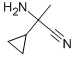 Structure of 2-Amino-2-cyclopropylpropionitrile