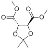 Structure of (4S,5S)-2,2-DIMETHYL-1,3-DIOXOLANE-4,5-DICARBOXYLIC ACID DIMETHYL ESTER