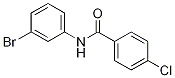 Structure of N-(3-bromophenyl)-4-chlorobenzamide
