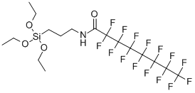 Structure of N-(3-TRIETHOXYSILYLPROPYL)PERFLUOROOCTANOAMIDE