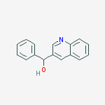 Structure of (Phenyl)(3-quinolyl)methanol