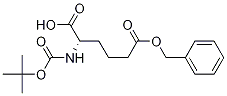 (S)-6-(benzyloxy)-2-(tert-butoxycarbonylaMino)-6-oxohexanoic acid结构式