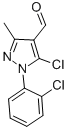 Structure of 5-CHLORO-1-(2-CHLOROPHENYL)-3-METHYL-1H-PYRAZOLE-4-CARBOXALDEHYDE
