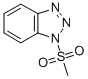 Structure of 1-(METHYLSULFONYL)-1H-BENZOTRIAZOLE  95