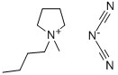 Structure of 1-BUTYL-1-METHYLPYRROLIDINIUM DICYANAMID