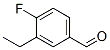 Structure of Benzaldehyde,3-ethyl-4-fluoro-