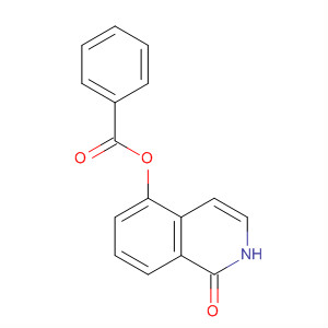 Structure of 1(2H)-Isoquinolinone, 5-(benzoyloxy)-