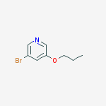 Structure of 3-Bromo-5-propoxypyridine
