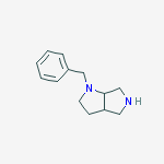 cis-1-Benzyloctahydropyrrolo[3,4-b]pyrrole结构式