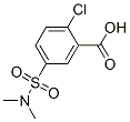 Benzoic acid,2-chloro-5-[(diMethylaMino)sulfonyl]-结构式