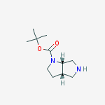 Structure of (3aS,6aS)-tert-Butyl hexahydropyrrolo[3,4-b]pyrrole-1(2H)-carboxylate