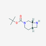 Structure of (1R,6S)-3-Boc-3,8-diazabicyclo[4.2.0]octane