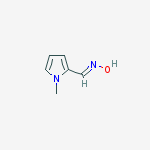 (e)-n-hydroxy-1-(1-methyl-1h-pyrrol-2-yl)methanimine结构式