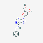 Structure of N6-benzyl-2'-deoxyadenosine