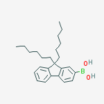 Structure of B-(9,9-dihexyl-9H-fluoren-2-yl)Boronic acid