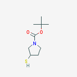 Structure of 3-Mercapto-pyrrolidine-1-carboxylic acid tert-butyl ester