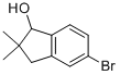 Structure of 5-BROMO-2,3-DIHYDRO-2,2-DIMETHYL-1H-INDEN-1-OL