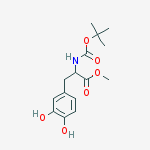 N-BOC-3-羟基-L-酪氨酸甲酯结构式