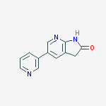 Structure of 5-(Pyridin-3-yl)-1H-pyrrolo[2,3-b]pyridin-2(3H)-one