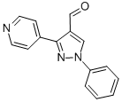 Structure of 1-PHENYL-3-PYRIDIN-4-YL-1H-PYRAZOLE-4-CARBALDEHYDE