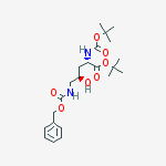 Structure of TERT-BUTYL-(2S,4R)-N-(BENZYLOXYCARBONYL)-N-BENZYLOXYCARBONYL)-4-HYDROXYORNITHINATE