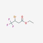 Ethyl 3-Bromo-4,4,4-Trifluorobutyrate,  95 %结构式