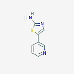 Structure of 5-(3-pyridinyl)-2-Thiazolamine